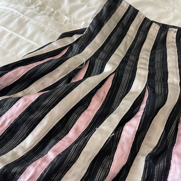 Y2K Vintage Metallic Ribbon High Rise Babydoll Skirt - Picture 9 of 11